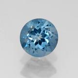 7 mm Round Facet Topaz 2ct