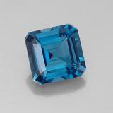 2 carat London Blue Octagon Facet Topaz 7mm x 7