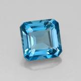 7mmx7mm Octagon Facet Topaz 2ct