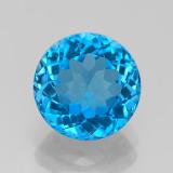 9mm Round Facet Topaz 4ct