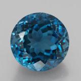 9 mm Round Facet Topaz 4ct