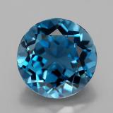 9 mm Round Facet Topaz 3ct