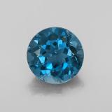 3 ct VVS Round Facet Topaz 9 mm