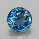 8.5 mm Round Facet Topaz 3ct