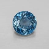 2.5 ct VVS-VS Round Facet Topaz 8mm