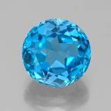 4 ct VVS Round Facet Topaz 9mm