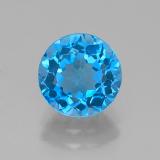 2 ct VVS Round Facet Topaz 8 mm