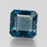 2 carat London Blue Octagon Facet Topaz 7mm x 7mm