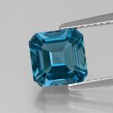 2 carat London Blue Octagon Facet Topaz 7mm x 7mm