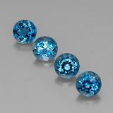4 ct VVS-VS Round Facet Topaz 6 mm