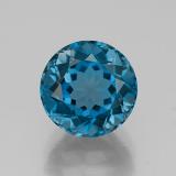 9 mm Round Facet Topaz 4ct