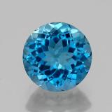 8 mm Round Facet Topaz 2.5ct