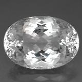 Click for Details 81 carat White Oval Facet Topaz 31mmx22mm