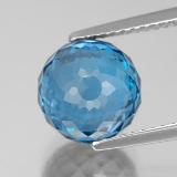 9 mm Topaz 7ct Spherical in Swiss Blue