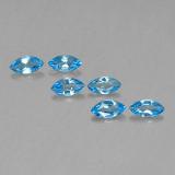 7x3.5 Marquise Facet Topaz 2.5ct
