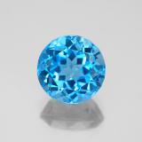 9mm Round Facet Topaz 3ct