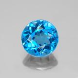 3 ct VS Round Facet Topaz 9 mm