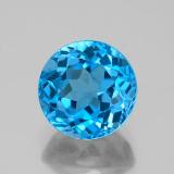 4 ct VS Round Facet Topaz 9mm