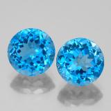 5 ct VS Round Facet Topaz 8mm