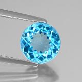 2 ct VVS-VS Round Facet Topaz 8mm