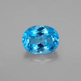 Click for Details 9x7 Oval Facet Topaz 2.5ct