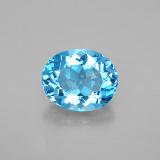11mmx9mm Oval Facet Topaz 5ct
