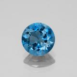 8mm Topaz 2ct Round Facet in London Blue