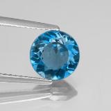 8mm Round Facet Topaz 2ct