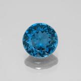 8 mm Round Facet Topaz 2ct