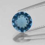 8 mm Round Facet Topaz 2ct