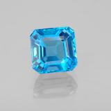 Click for Details 7x7mm Topaz 2ct Octagon Facet in Swiss Blue