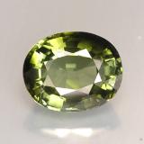 2 carat Green Oval Facet Tourmaline 8.5mm x 7mm