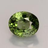 2 carat Green Oval Facet Tourmaline 8mmx6.5mm