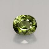 1.5 carat Green Oval Facet Tourmaline 7x6mm