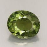 2 carat Green Oval Facet Tourmaline 8.5mmx7.5mm
