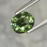 7x6 Tourmaline 1ct Oval Facet in Green