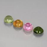 3 ct Transparent Round Cabochon Tourmaline 5.5mm