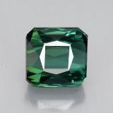 2 carat Blue Green Octagon / Scissor Cut Tourmaline 7x6.5mm