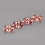 3 carat Multicolor Oval Facet Tourmaline 7mm x 5mm