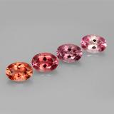 7x5 Tourmaline 3ct Oval Facet in Multicolor