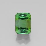 6.5mm x 4.5 Tourmaline 1ct Octagon / Scissor Cut in Yellowish Green