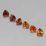 1.5 carat Multicolor Trillion Facet Tourmaline 4mm x 4