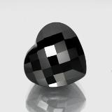 19 ct Opaque Heart Checkerboard Tourmaline 16mmx14.5mm
