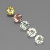 5mm Round Facet Tourmaline 2ct