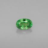 6mmx4mm Oval Facet Tsavorite Garnet 0.6ct