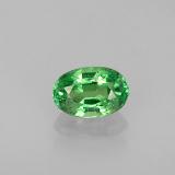0.6 carat Chrome Green Oval Facet Tsavorite Garnet 6mm x 4mm