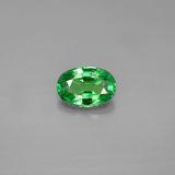 0.5 carat Chrome Green Oval Facet Tsavorite Garnet 6mm x 4