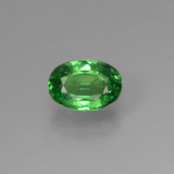 6x4mm Tsavorite Garnet 0.5ct Oval Facet in Chrome Green