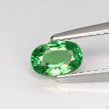 0.6 ct VS Oval Facet Tsavorite Garnet 6x4