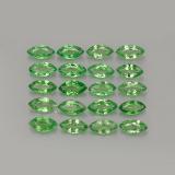 5mmx2.5mm Tsavorite Garnet 3ct Marquise Facet in Chrome Green